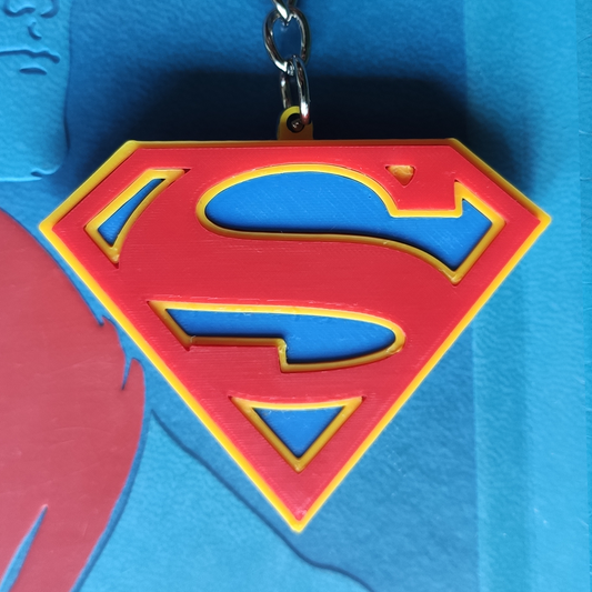 Supergirl CW 3D Printed Keychain