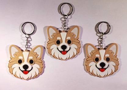 Corgi 3D Printed Keychain