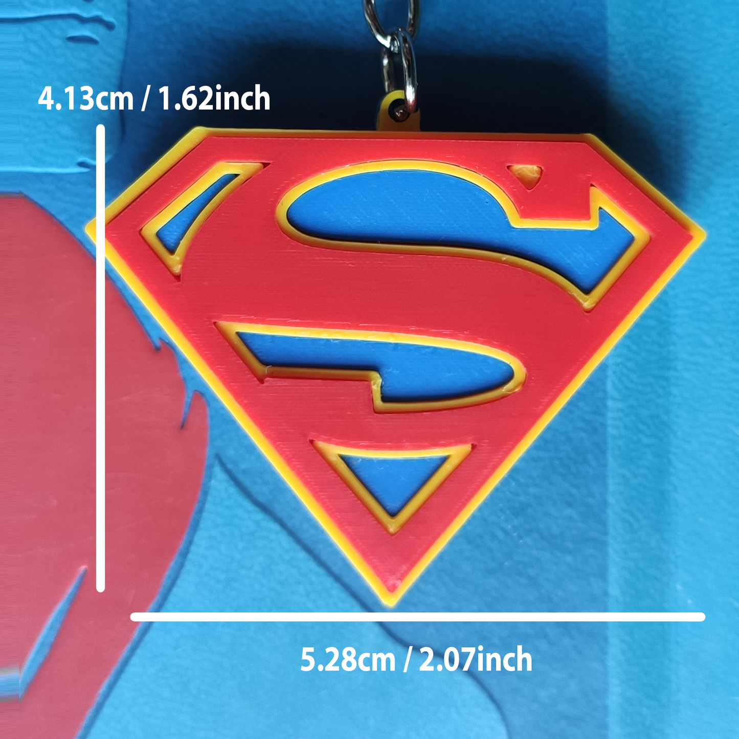 Supergirl CW 3D Printed Keychain