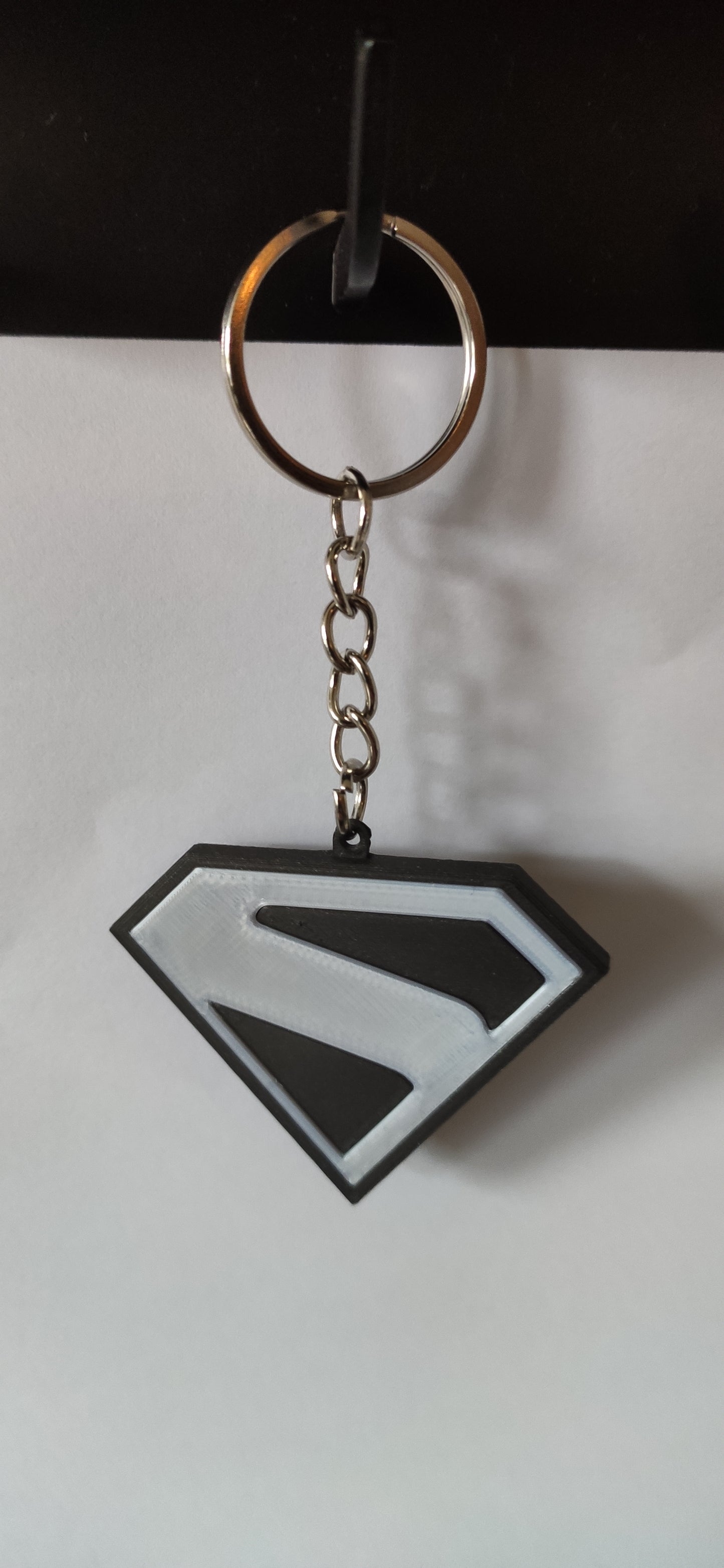 Super 2025 Silver 3D Printed Keychain