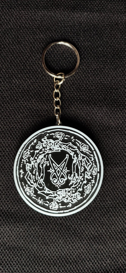 The Court of the Seven-Headed Serpent Faction 3D Printed Keychain