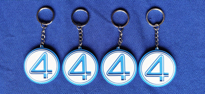 Fantastic Four 3D Printed Keychain