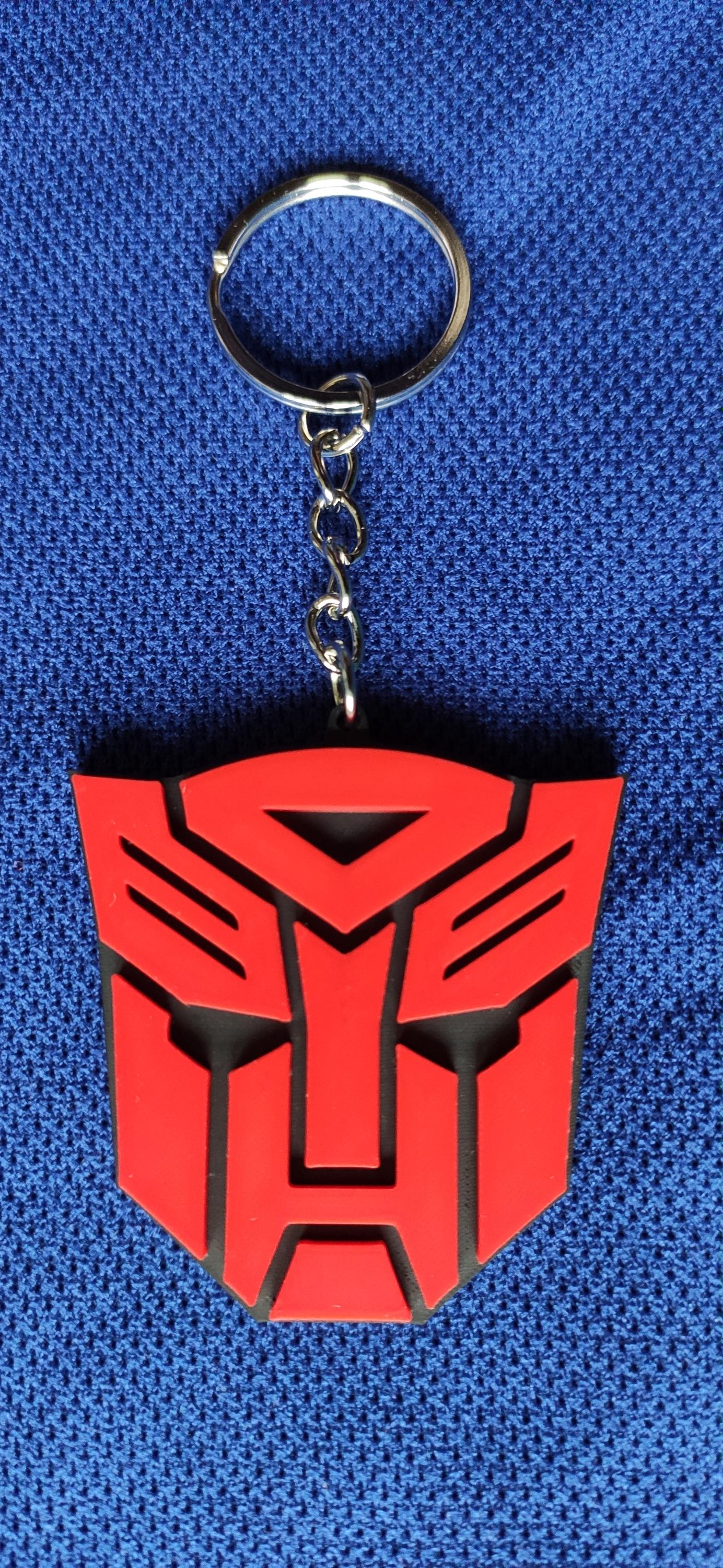 Transformers Autobot 3D Printed Keychain