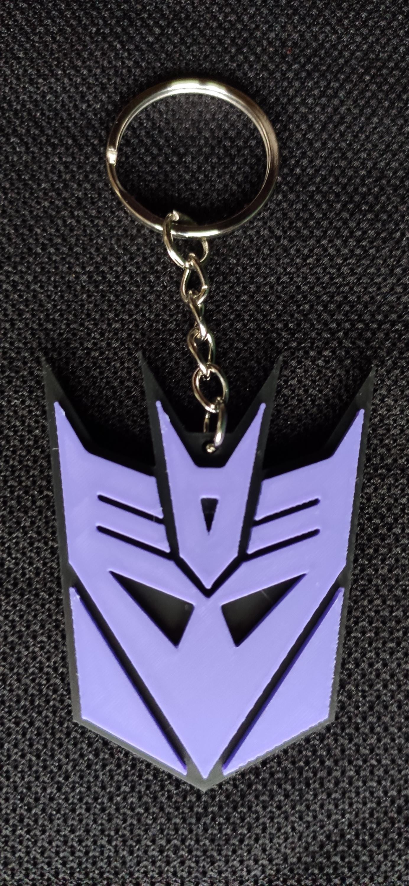 Transformers Decepticon 3D Printed Keychain