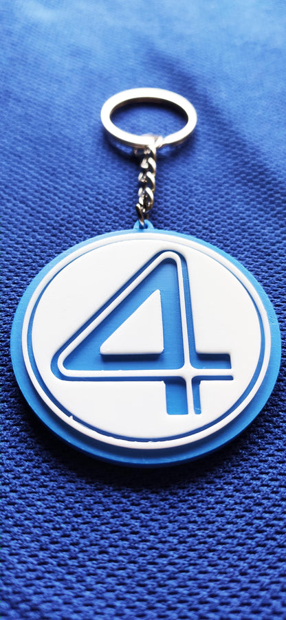 Fantastic Four 3D Printed Keychain