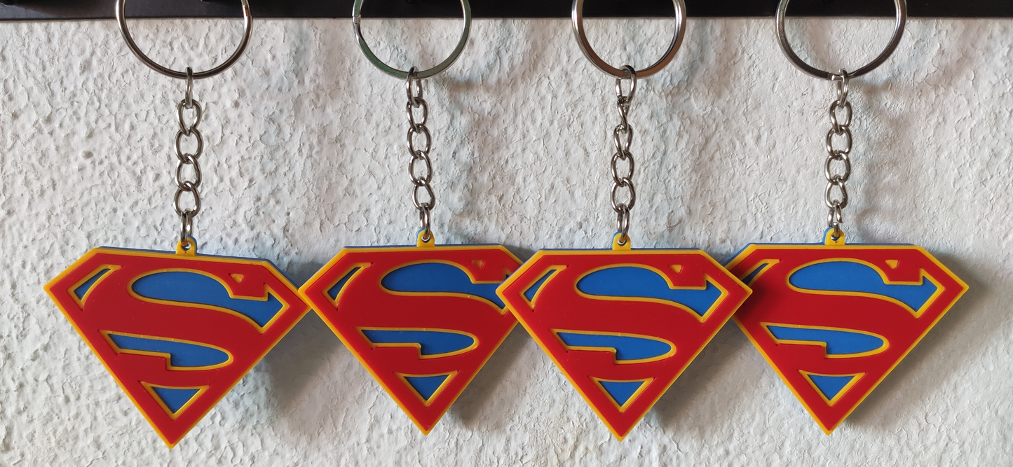 Supergirl CW 3D Printed Keychain