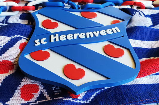 Heerenveen Hype Chain | 3D-geprinte Fan Ketting | Voetbal Supporters Accessoire | Uniek Fan Item