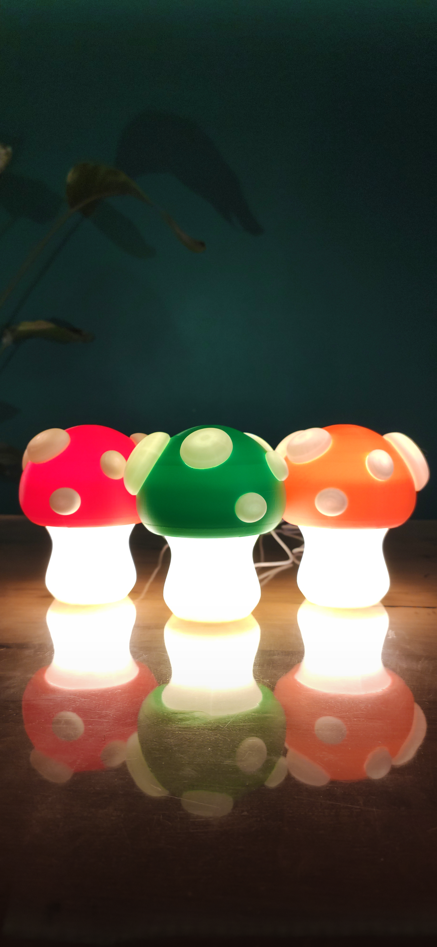 Mushroom Desk Lamp – 3D Printed USB LED Light