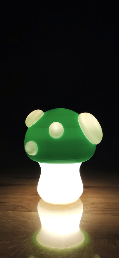 Mushroom Desk Lamp – 3D Printed USB LED Light