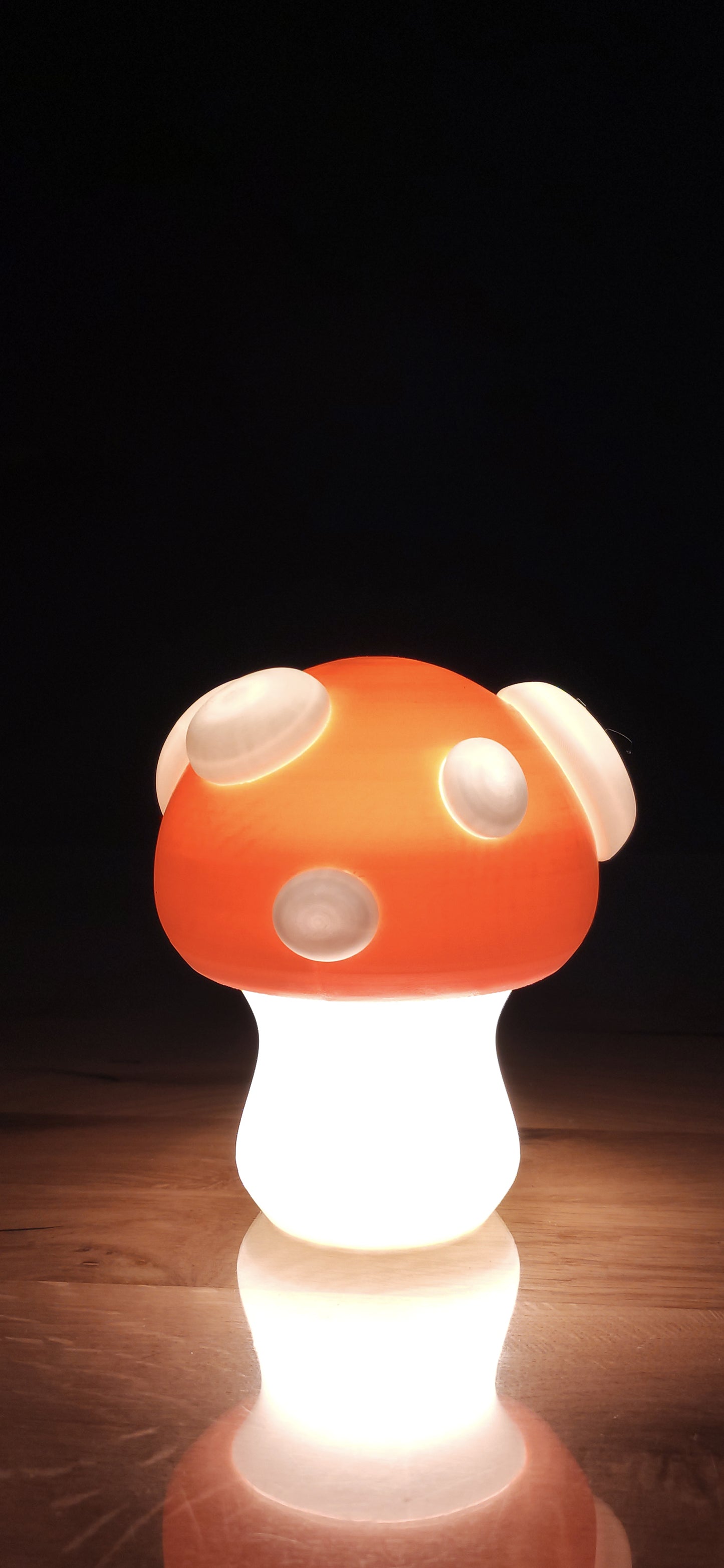 Mushroom Desk Lamp – 3D Printed USB LED Light