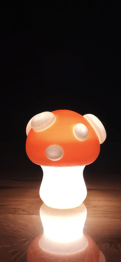 Mushroom Desk Lamp – 3D Printed USB LED Light