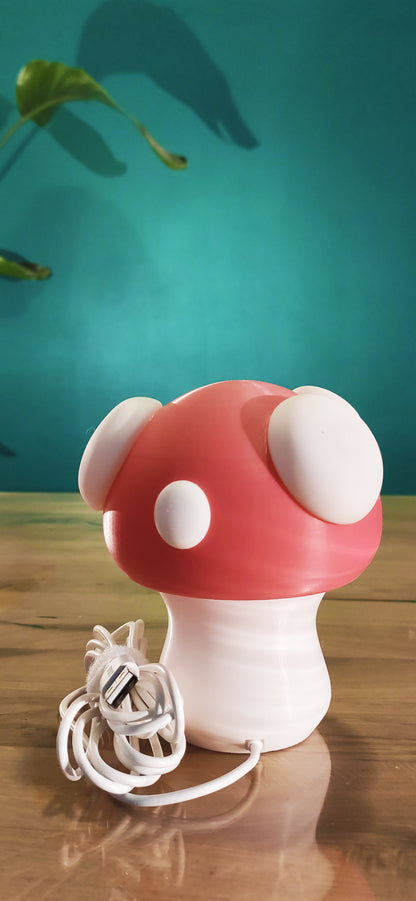 Mushroom Desk Lamp – 3D Printed USB LED Light