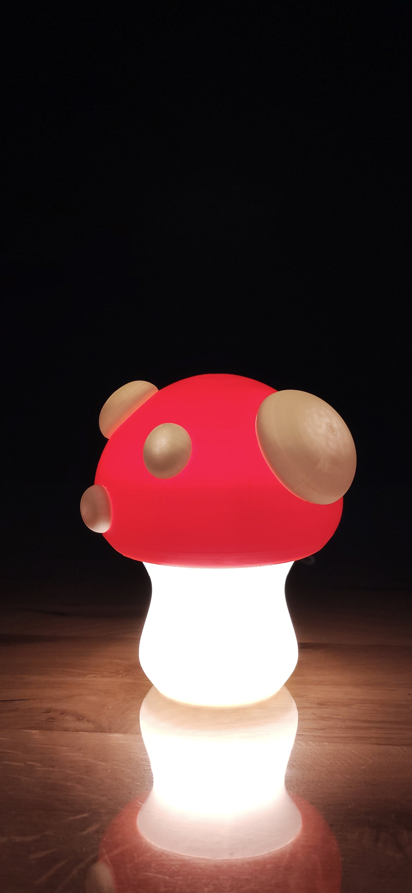 Mushroom Desk Lamp – 3D Printed USB LED Light