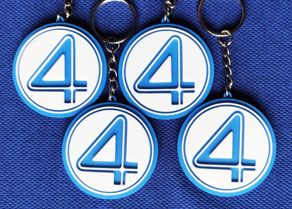 Fantastic Four 3D Printed Keychain