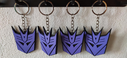 Transformers Decepticon 3D Printed Keychain