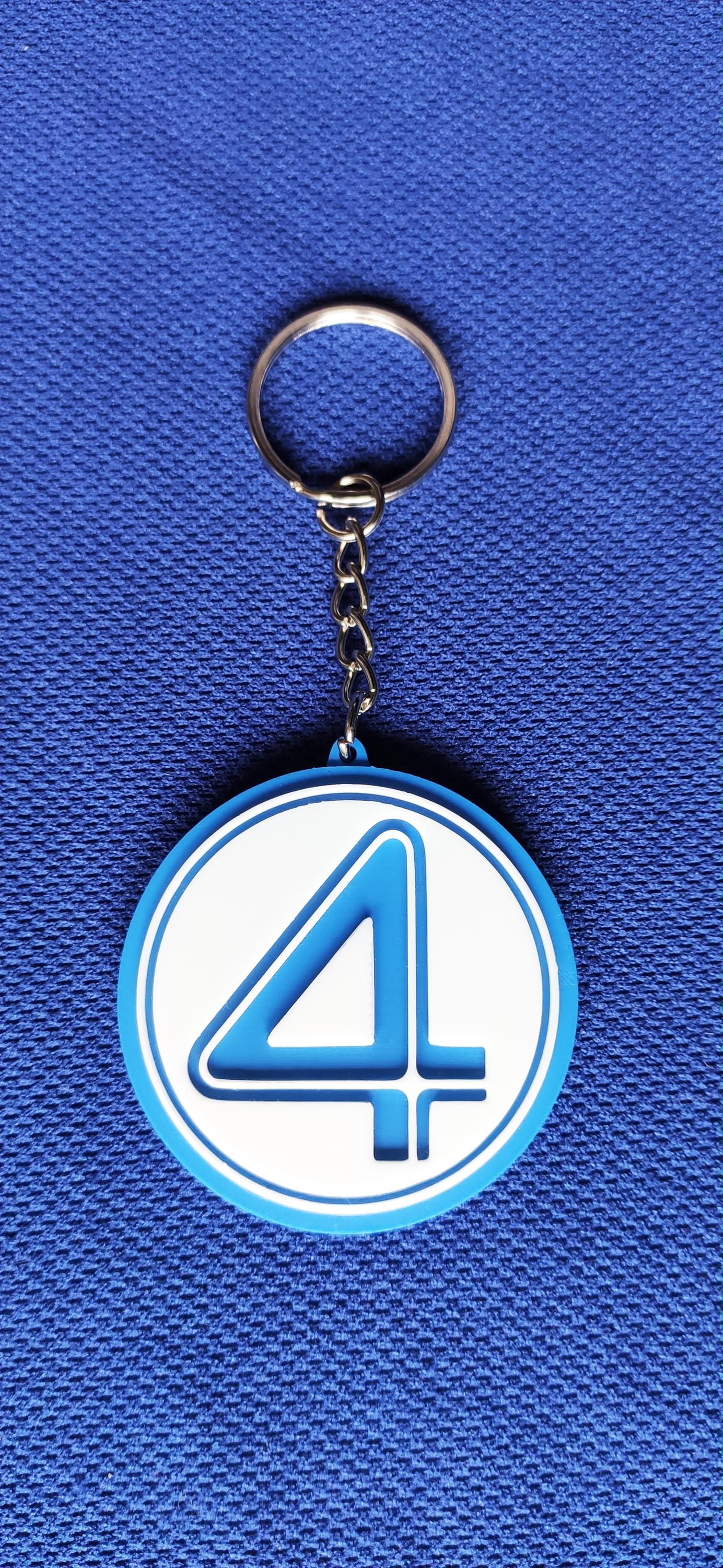 Fantastic Four 3D Printed Keychain