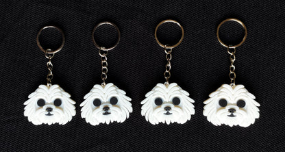 Havanese 3D Printed Keychain