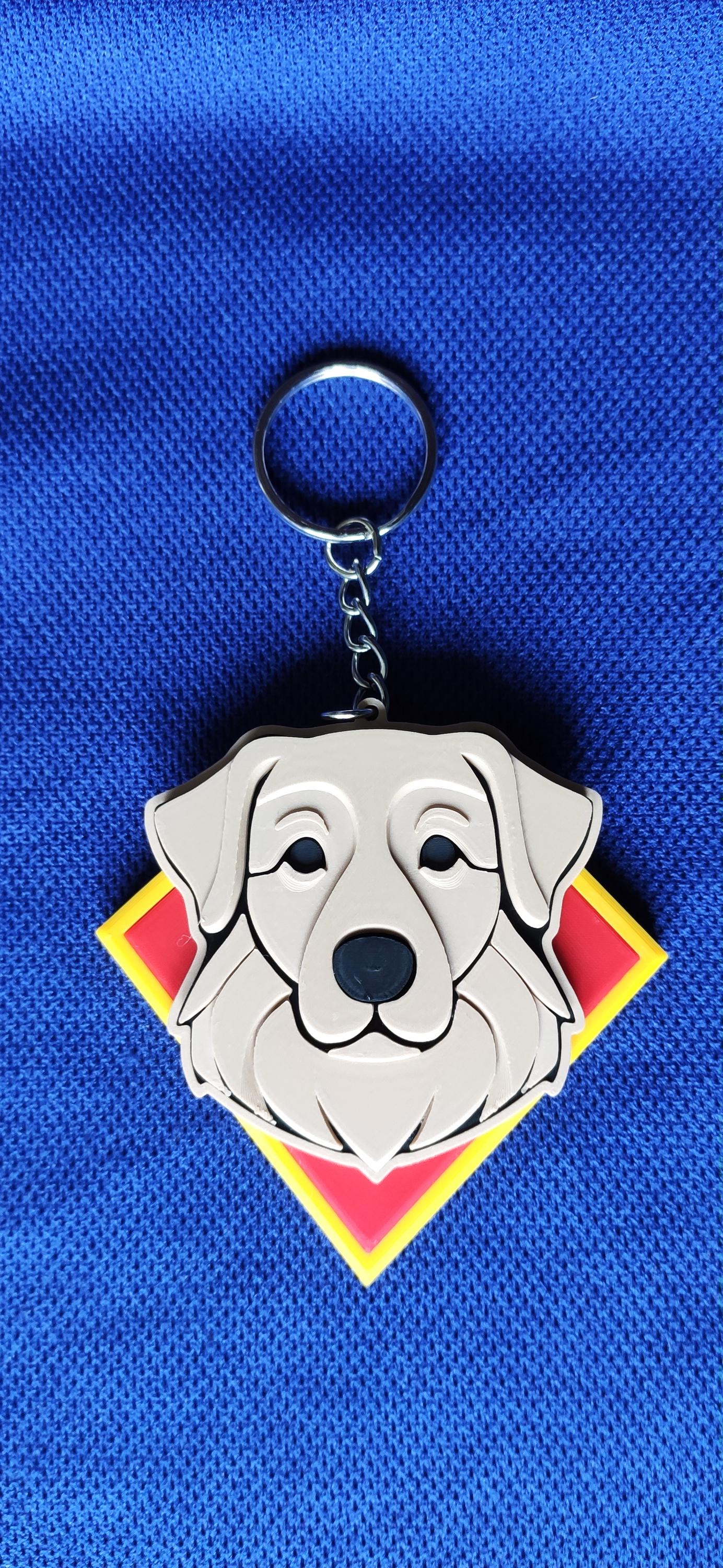 Super Pet Custom Dog 3D Printed Keychain